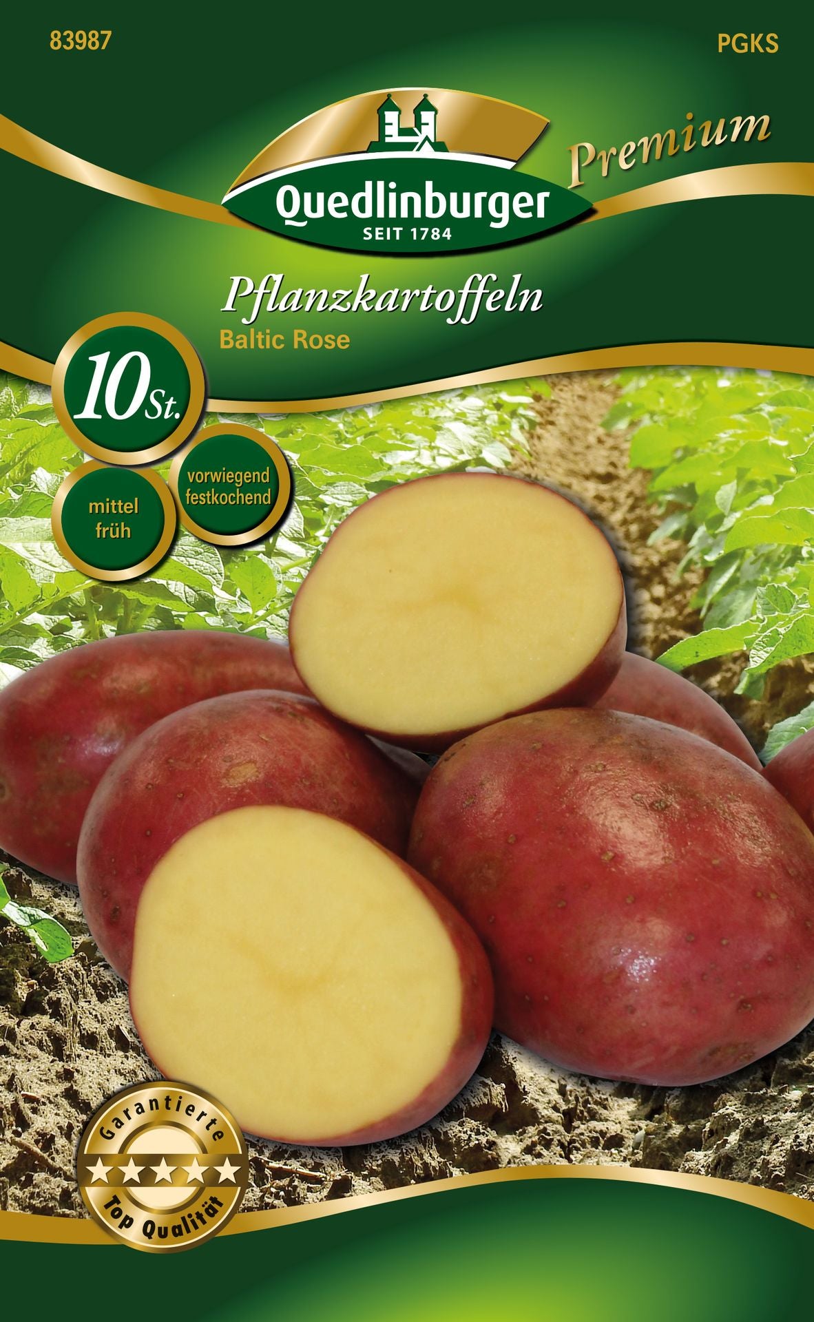 Quedlinburger Pflanzkartoffel Baltic Rose 10 Stück