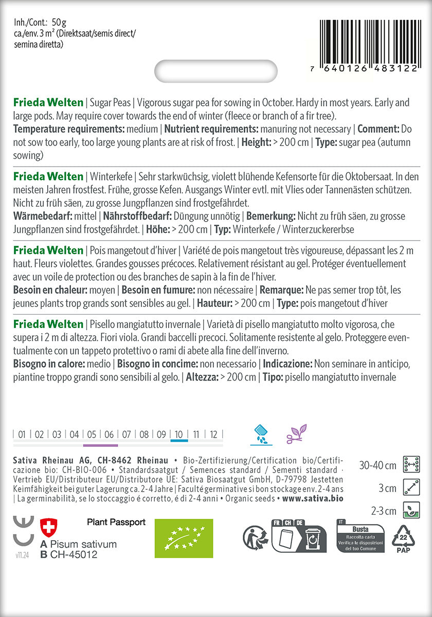 Sativa Winterkefe Caroubel Frieda Welten