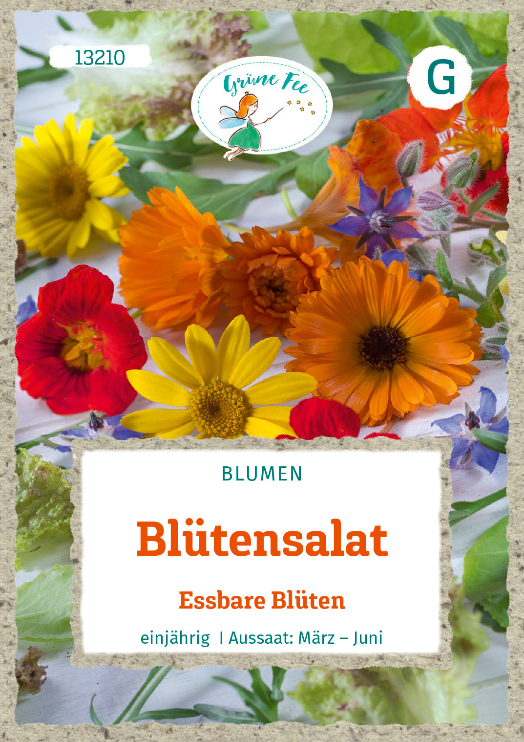 Grüne Fee Blütensalat Essbare Blüten