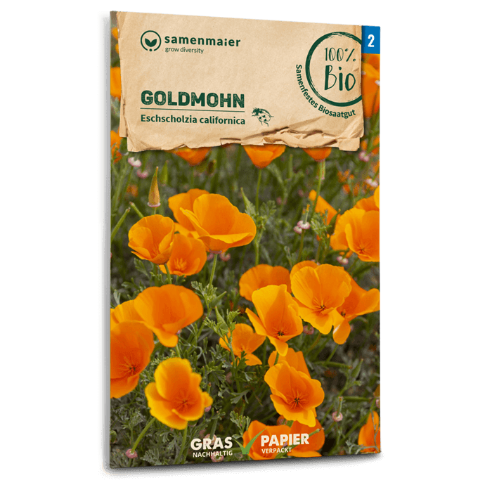 Samen Maier BIO Goldmohn orange