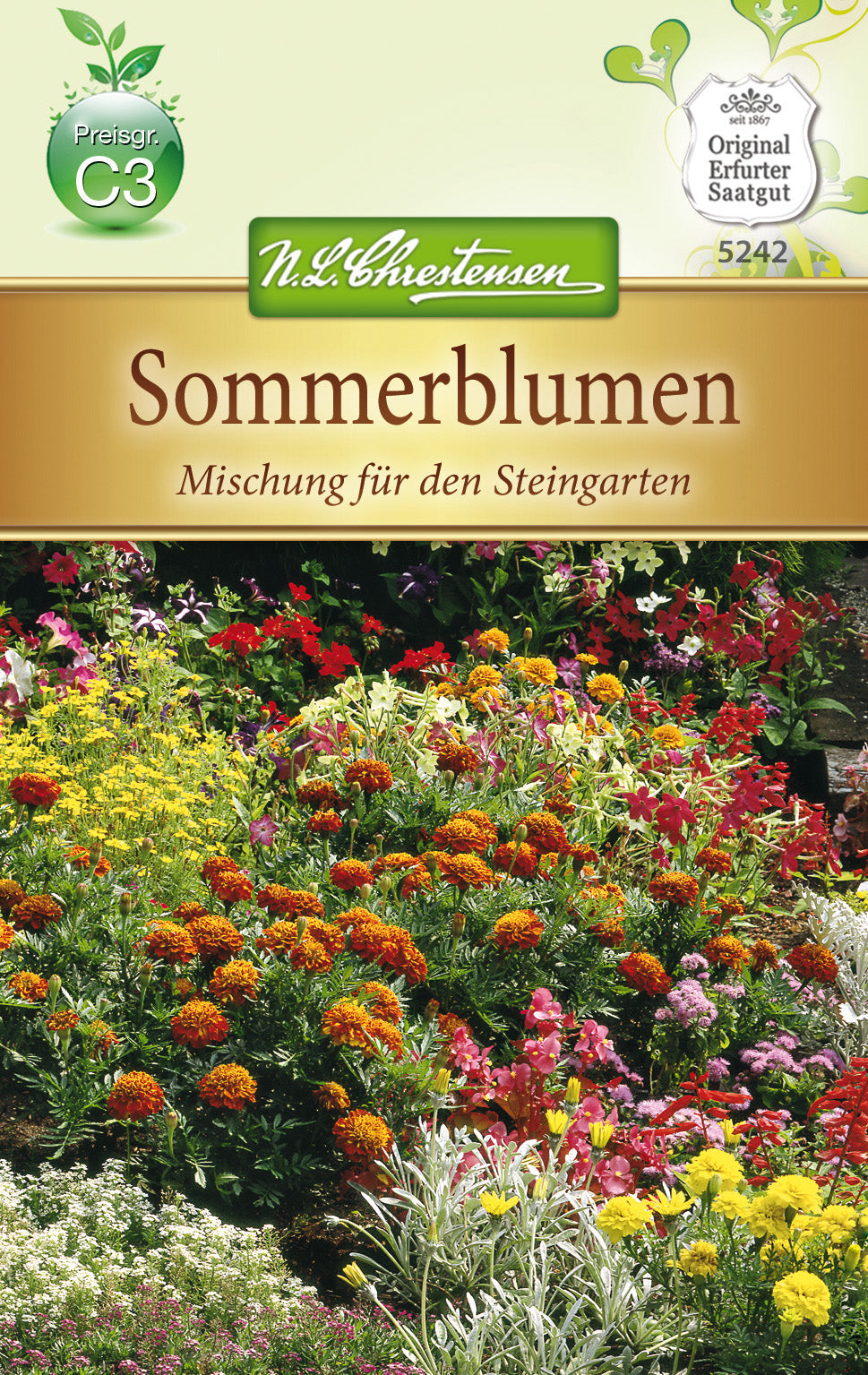 N.L. Chrestensen Sommerblumenmischung für den Steingarten