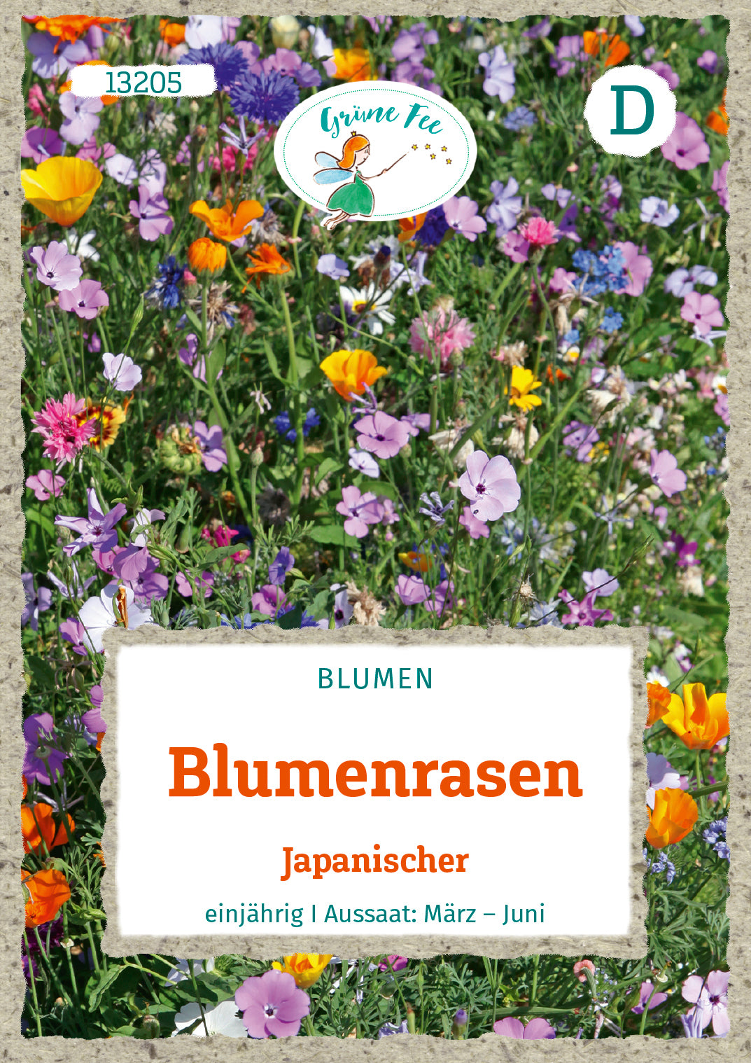 Grüne Fee Blumenwiesen Japanischer Blumenteppich Niedrige Sommerblumen
