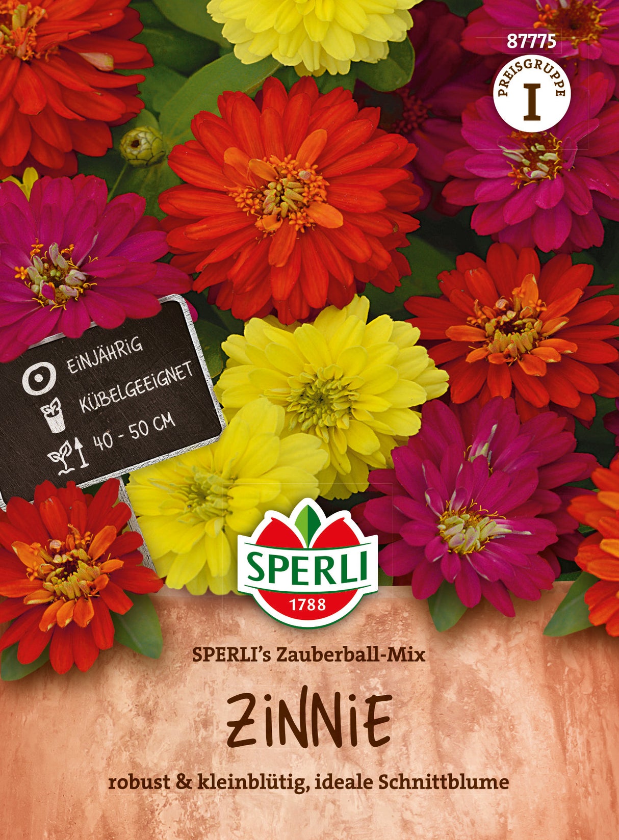 SPERLI Zinnie SPERLI's Zauberball-Mix