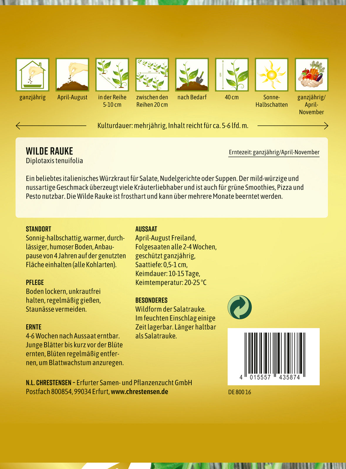 N.L. Chrestensen Wilde Rauke