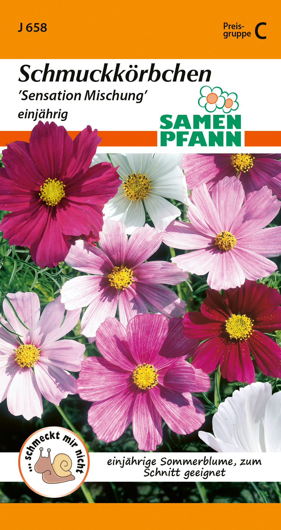 Samen Pfann Schmuckkörbchen Sensation Mischung einjährig