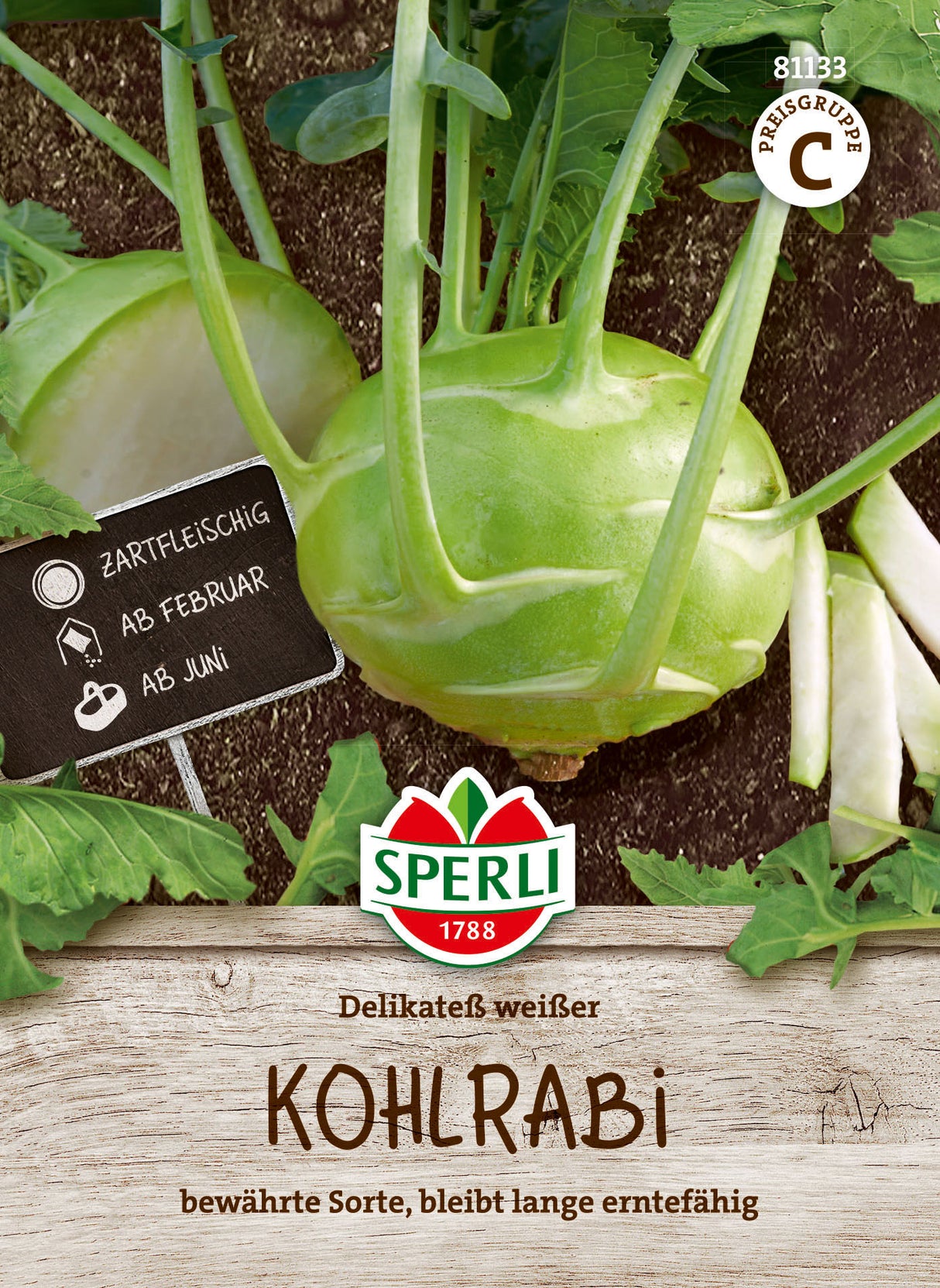 SPERLI Kohlrabi Delikateß weißer