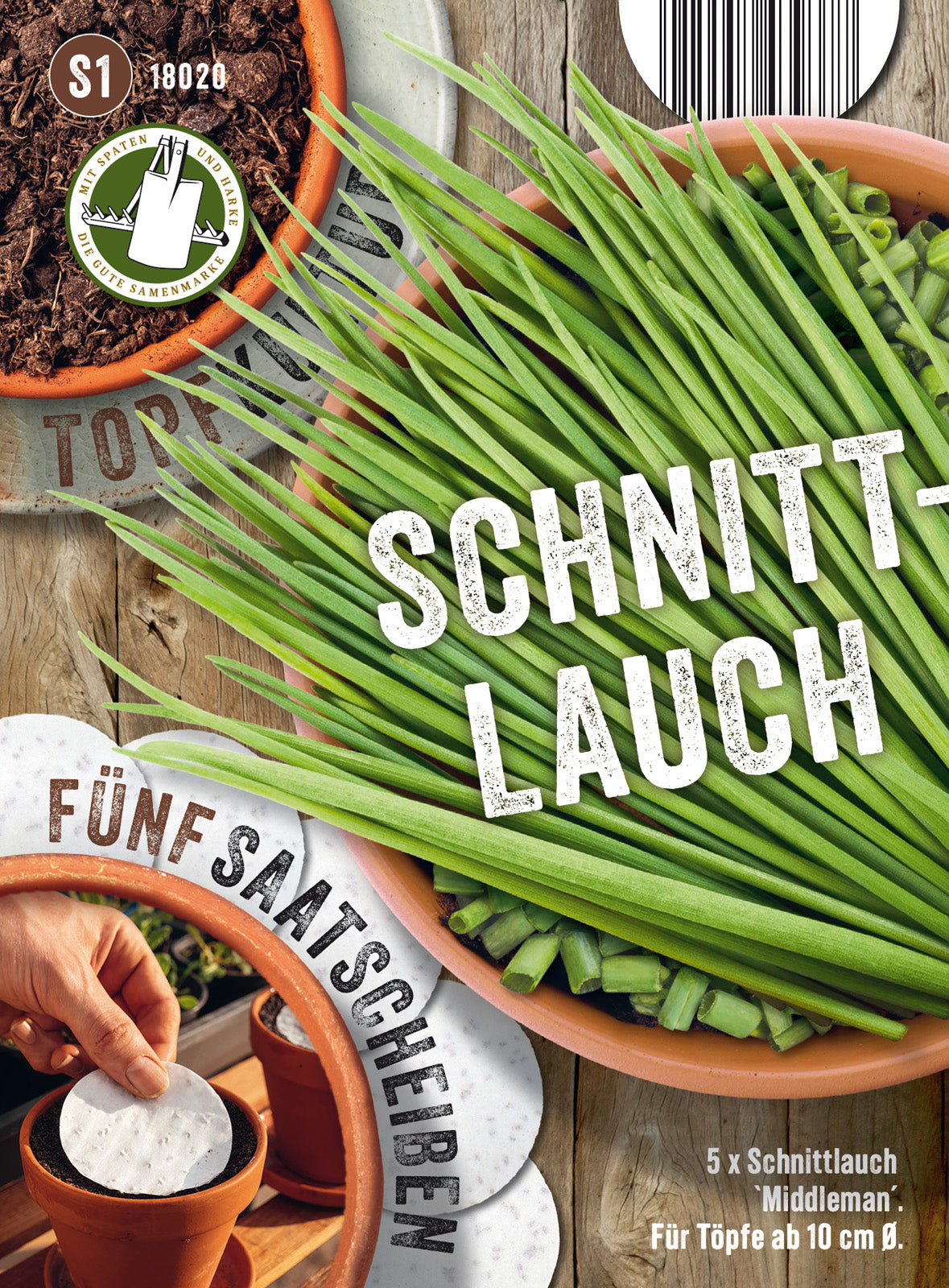 N.L. Chrestensen Schnittlauch Middlemann Saatscheibe