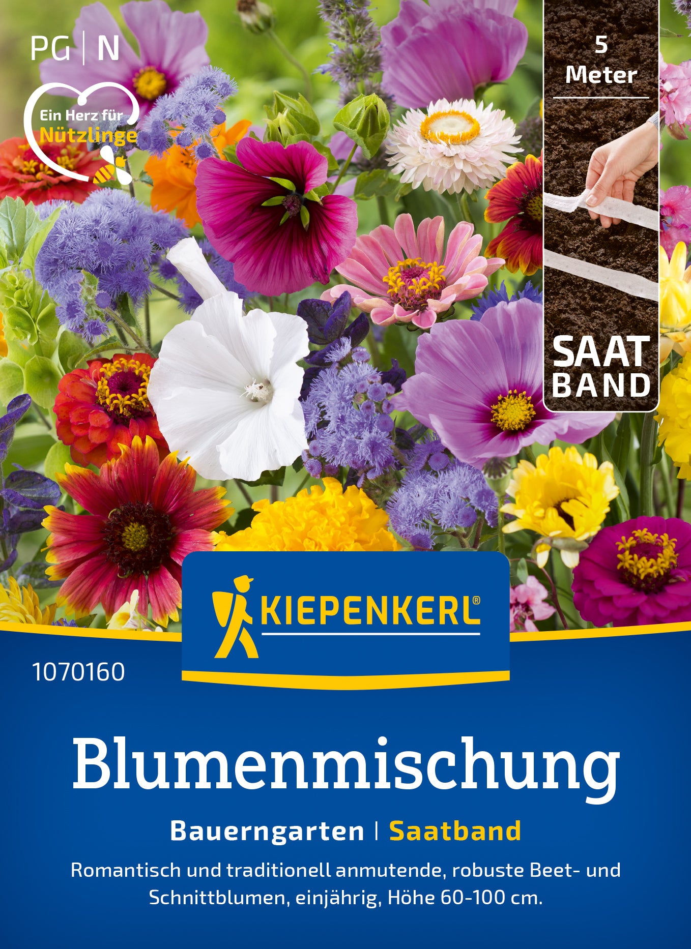 Kiepenkerl Blumensamen-Mischung Bauerngarten Saatband