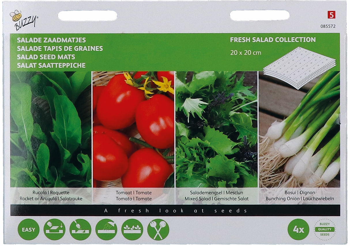 Buzzy Seeds Gemüse-Mischung Salat Saatteppich