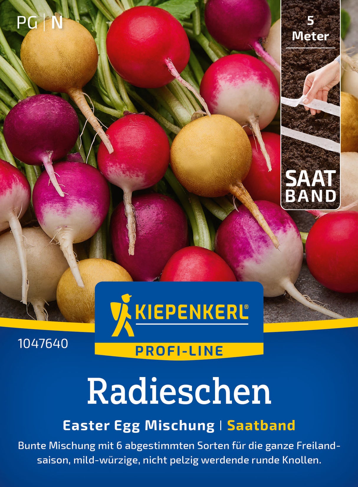 Kiepenkerl Radieschen Easter Egg Mischung Saatband