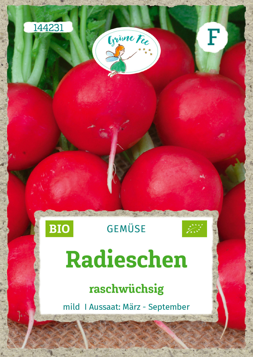 Grüne Fee Radieschen rot & raschwüchsig