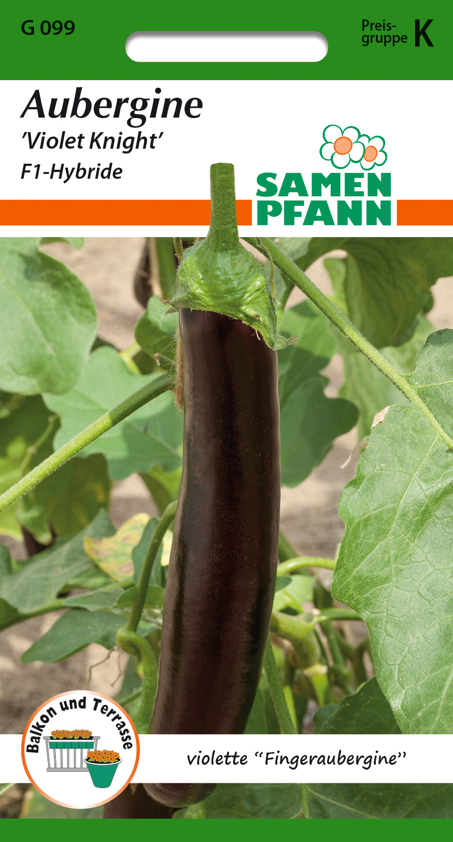 Samen Pfann Aubergine Violet Knight