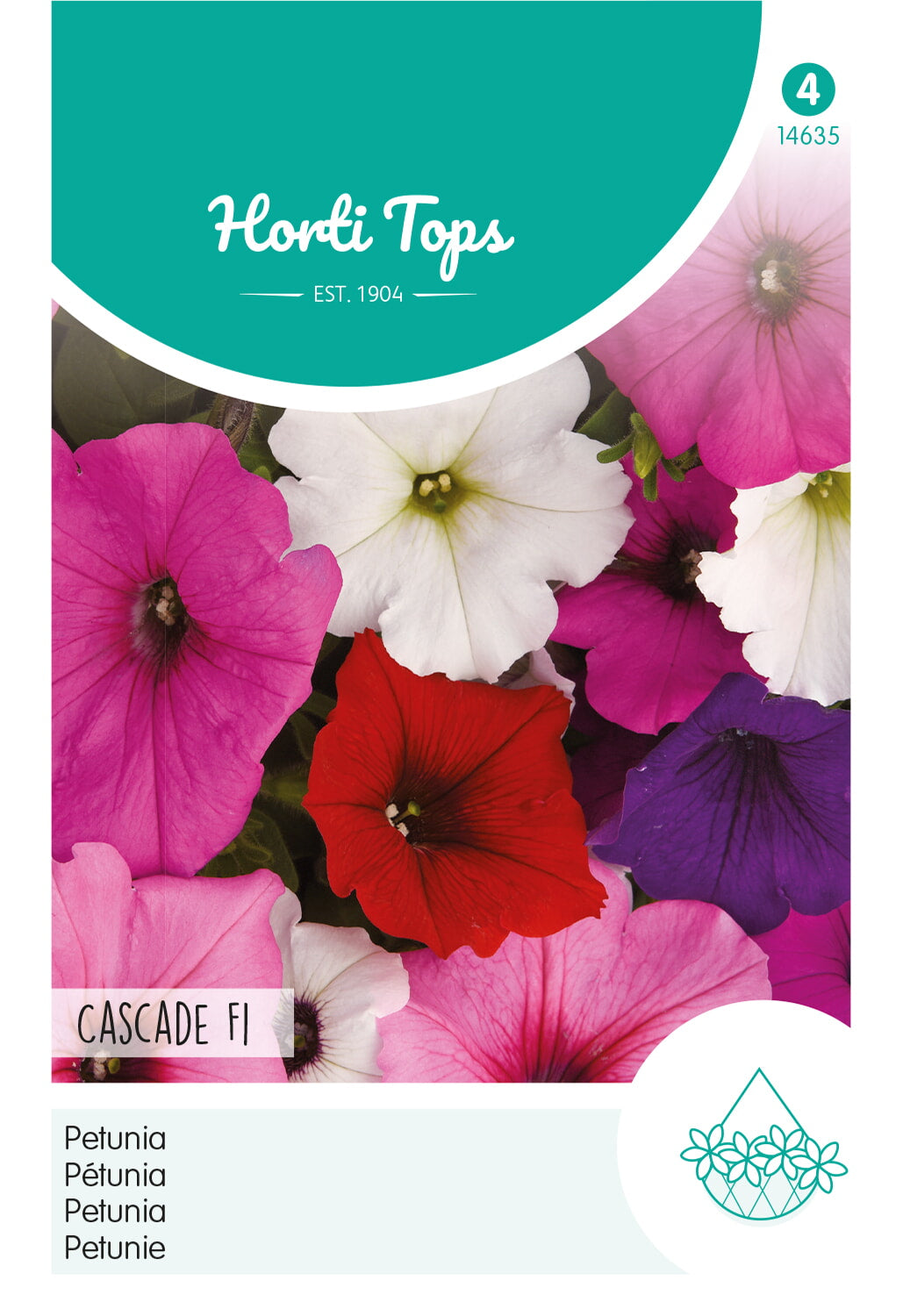Horti Tops Petunie Pendula Cascade Mischung