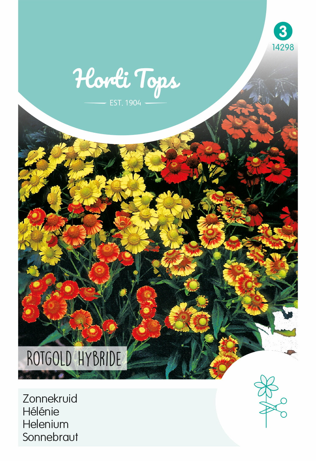 Horti Tops Sonnenbraut Rotgold Hybride