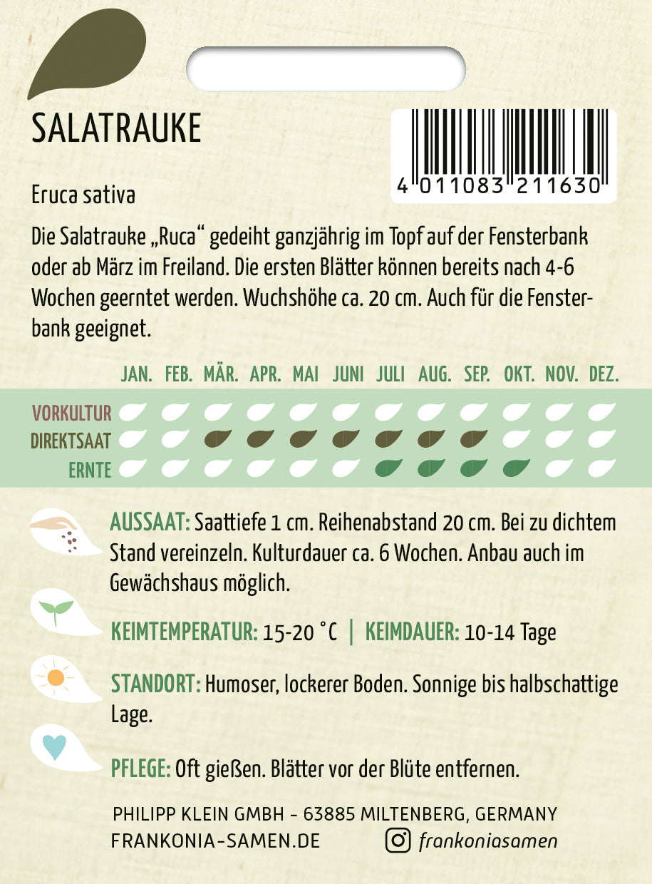 Frankonia Samen Rauke