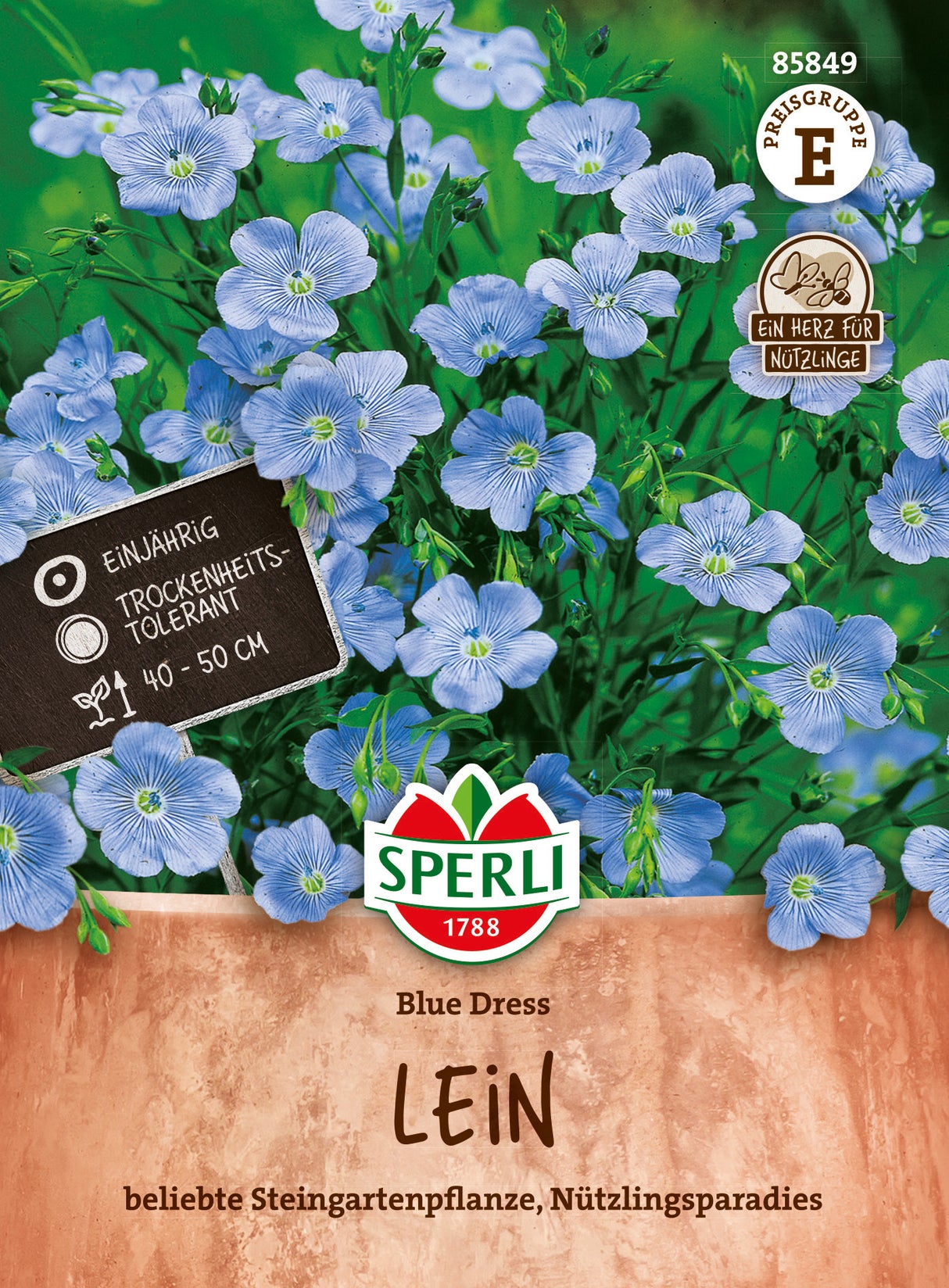 SPERLI Lein Blue Dress