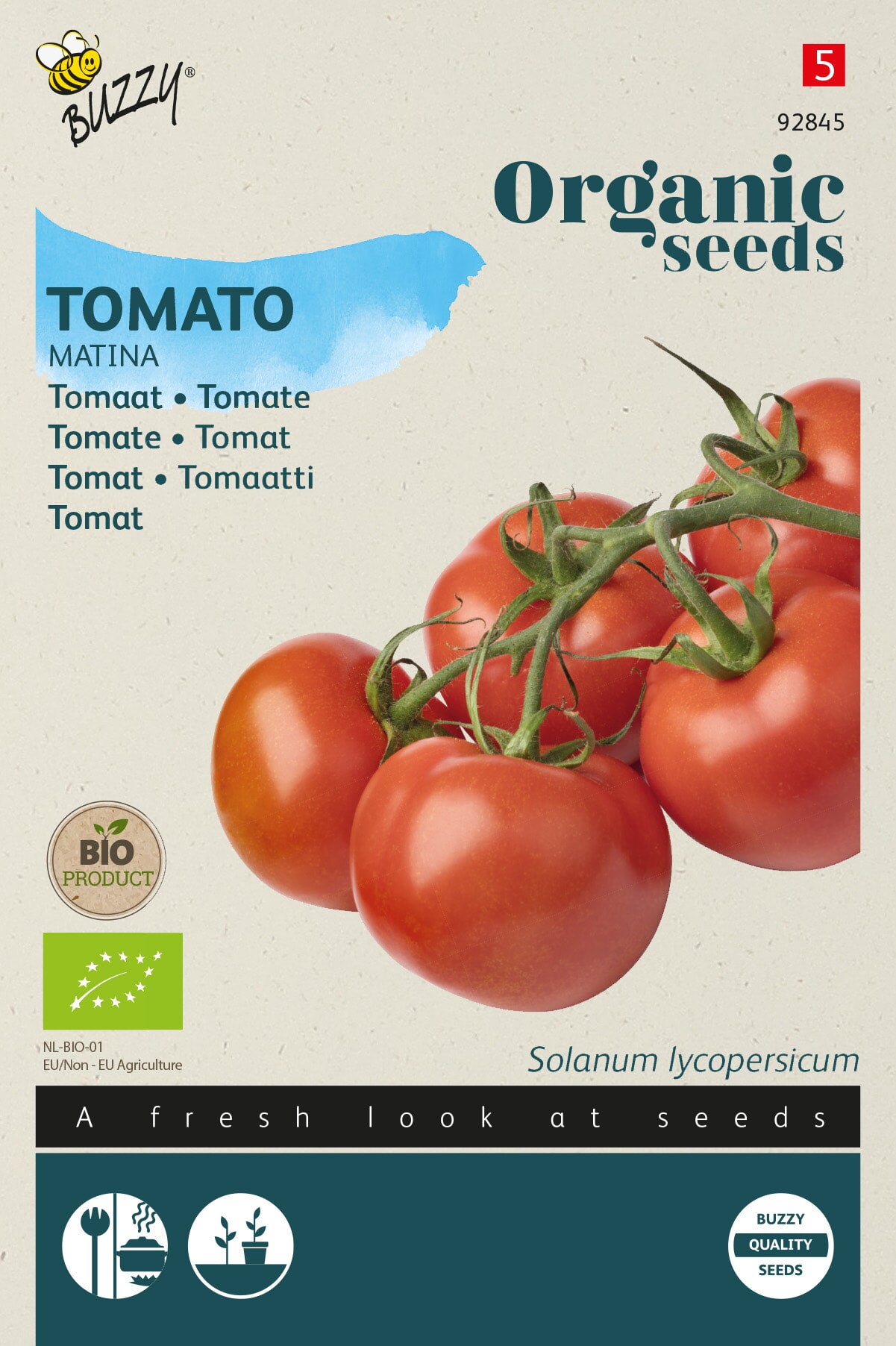 Buzzy Organic Seeds BIO Salattomaten Matina