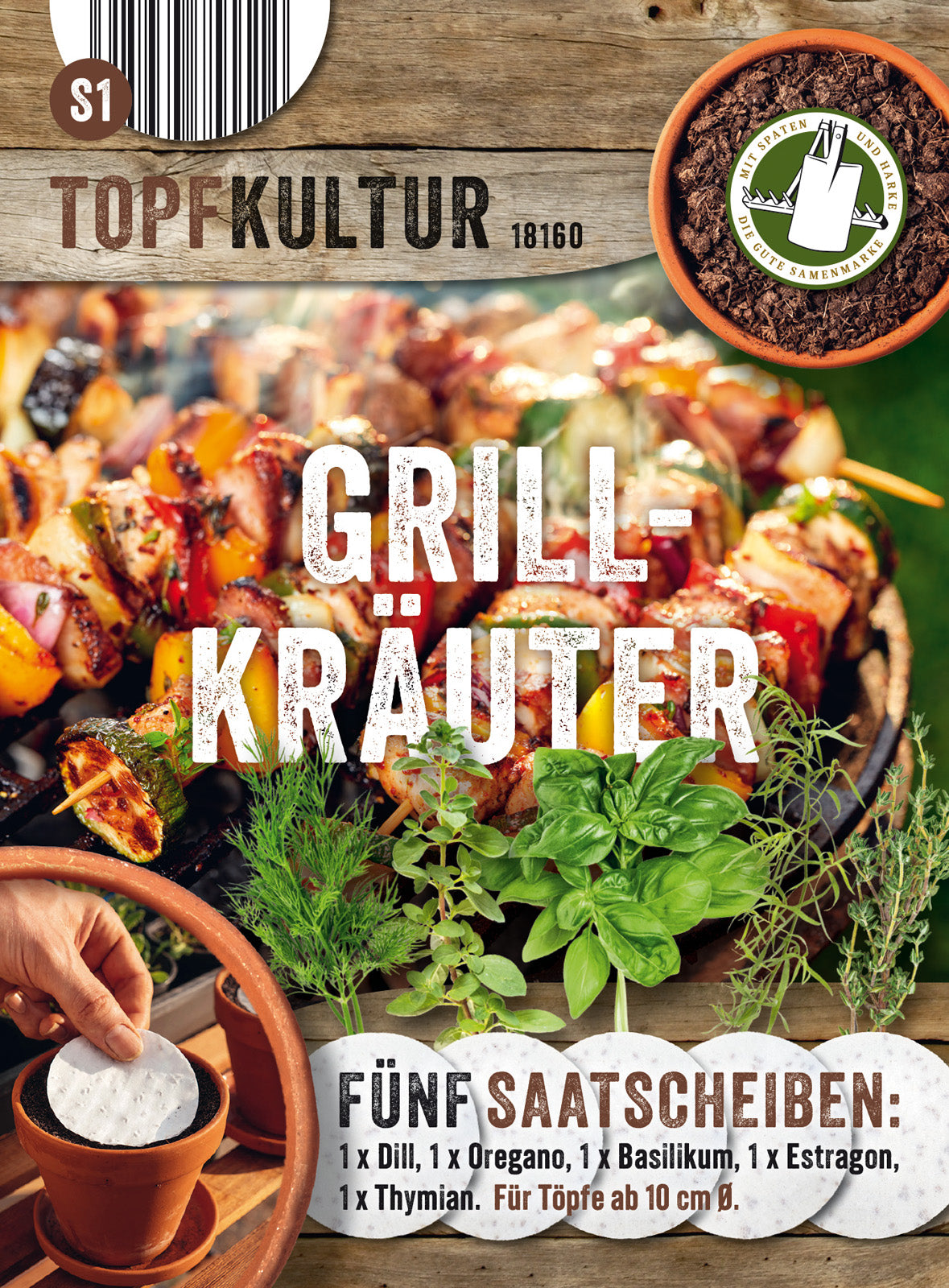 N.L. Chrestensen Grill Kräuter Saatscheibe