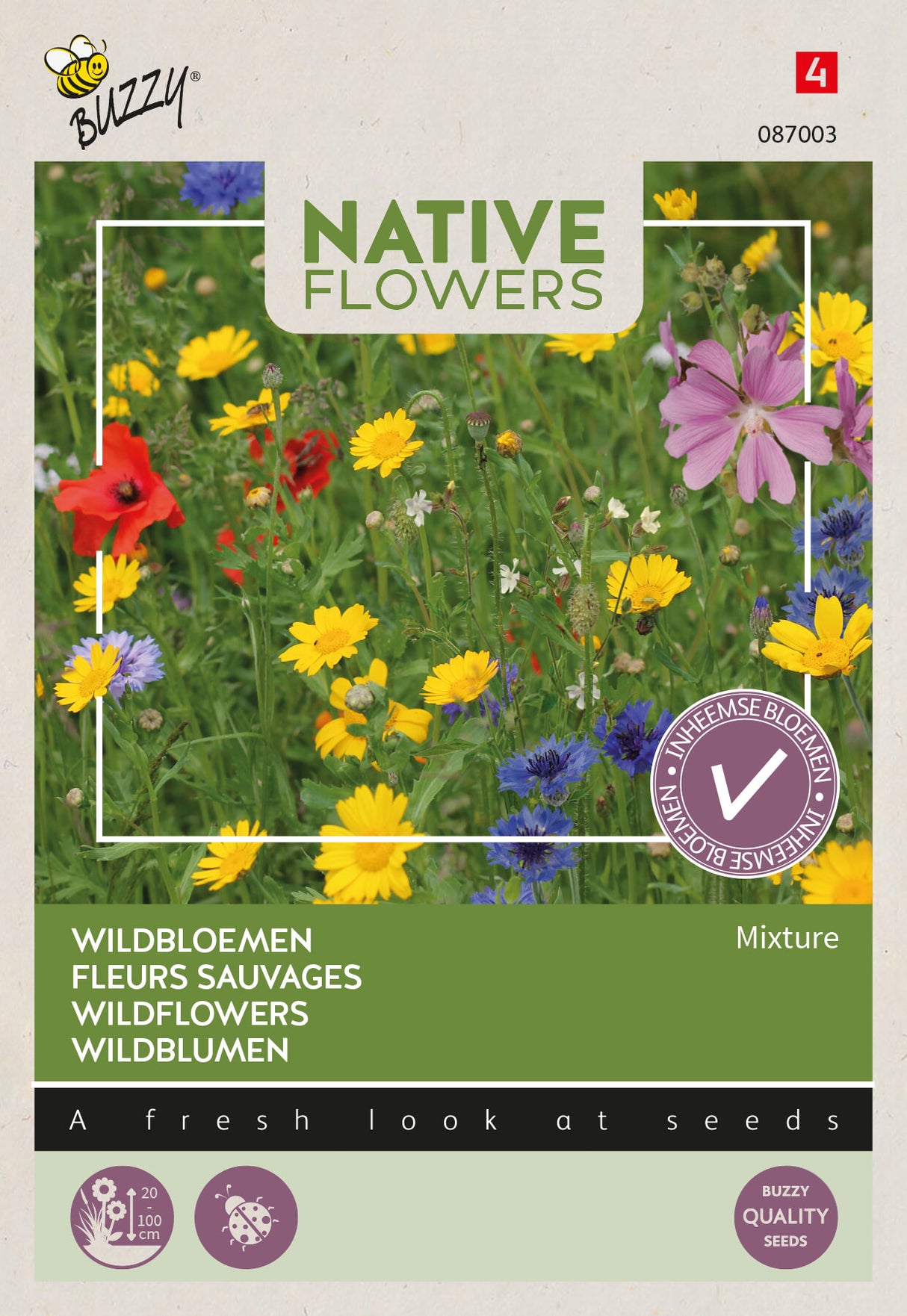 Buzzy Seeds Wildblumenmischung
