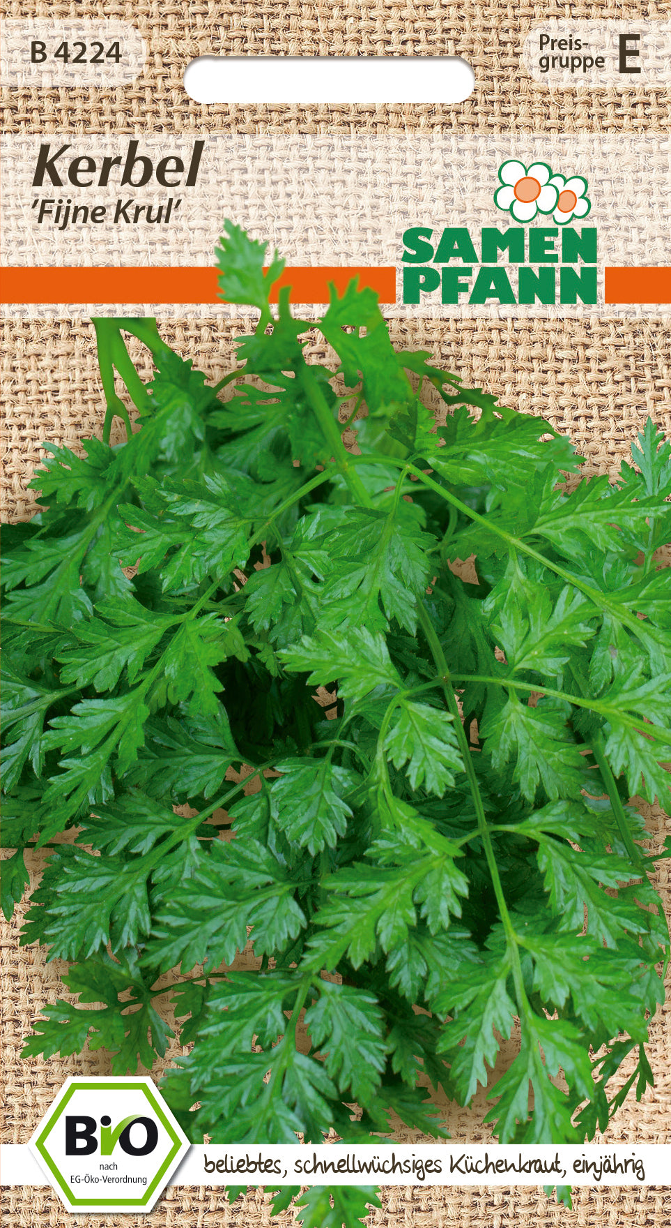 Samen Pfann BIO Kerbel Fijne Krul