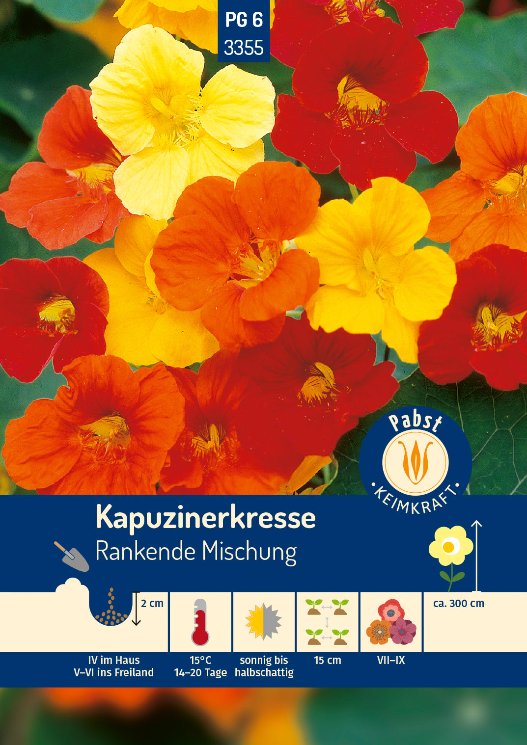 Pabst Keimkraft Kapuzinerkresse Rankende Mischung