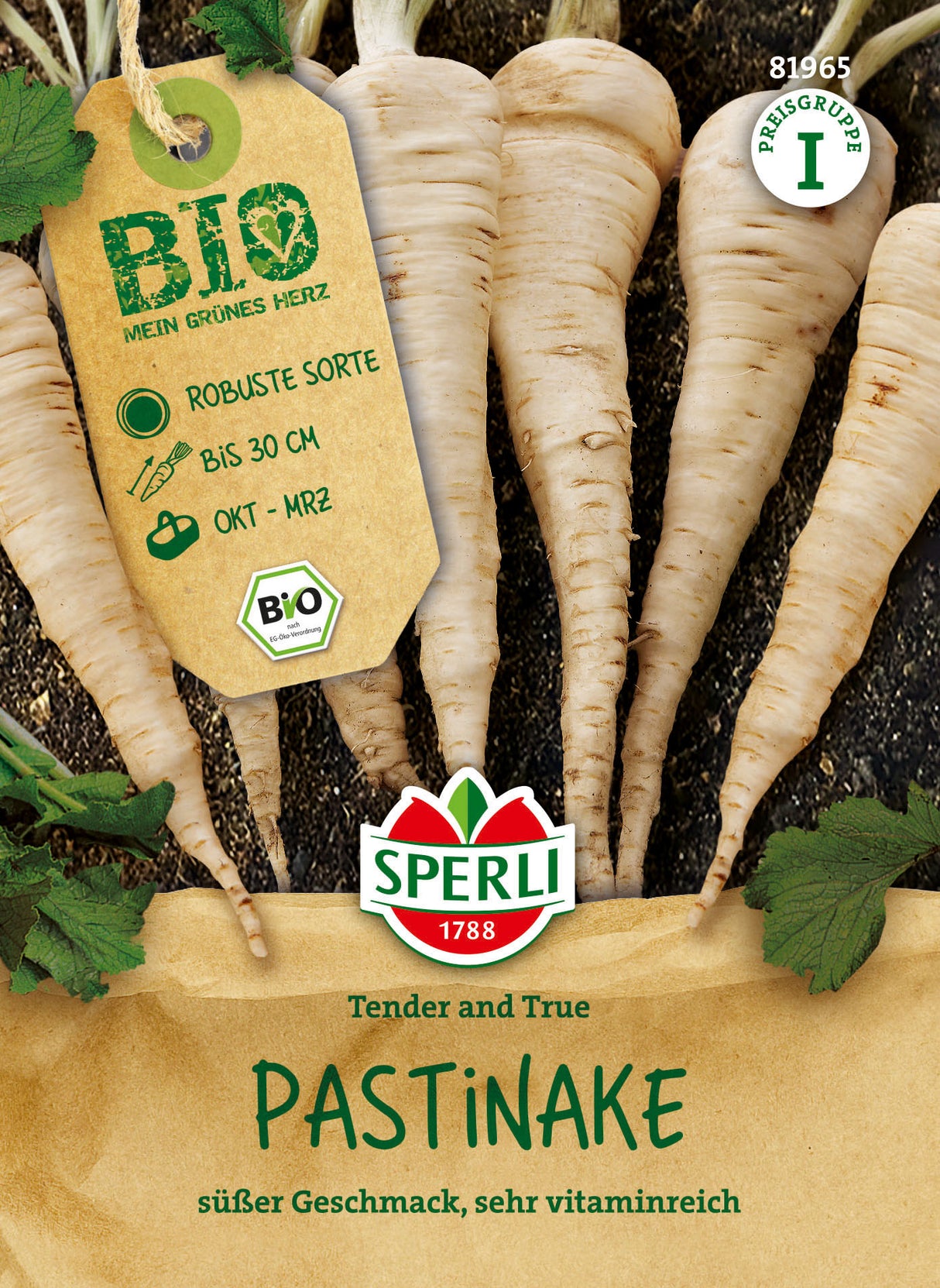 SPERLI BIO Pastinake Tender and True