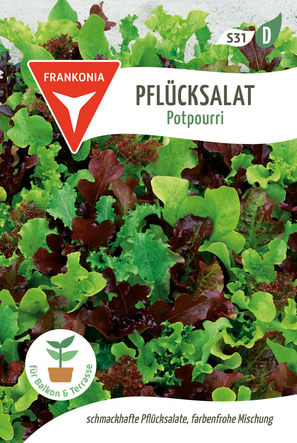 Frankonia Samen Pflück- & Schnittsalat Potpourri