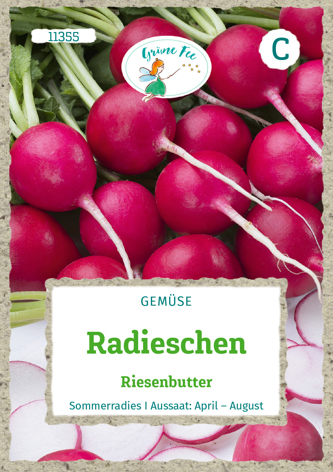 Grüne Fee Radieschen Riesenbutter