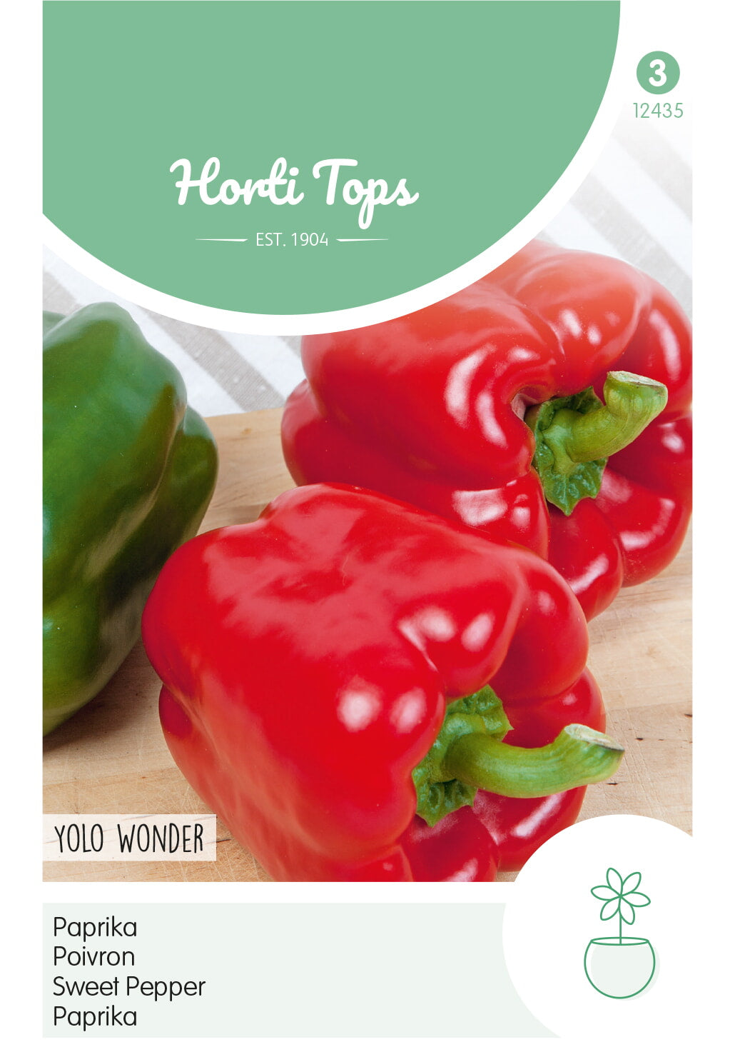 Horti Tops Blockpaprika Yolo Wonder