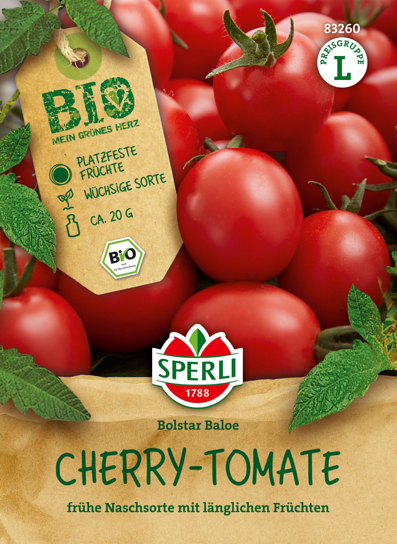 SPERLI BIO Cherrytomate Bolstar Baloe