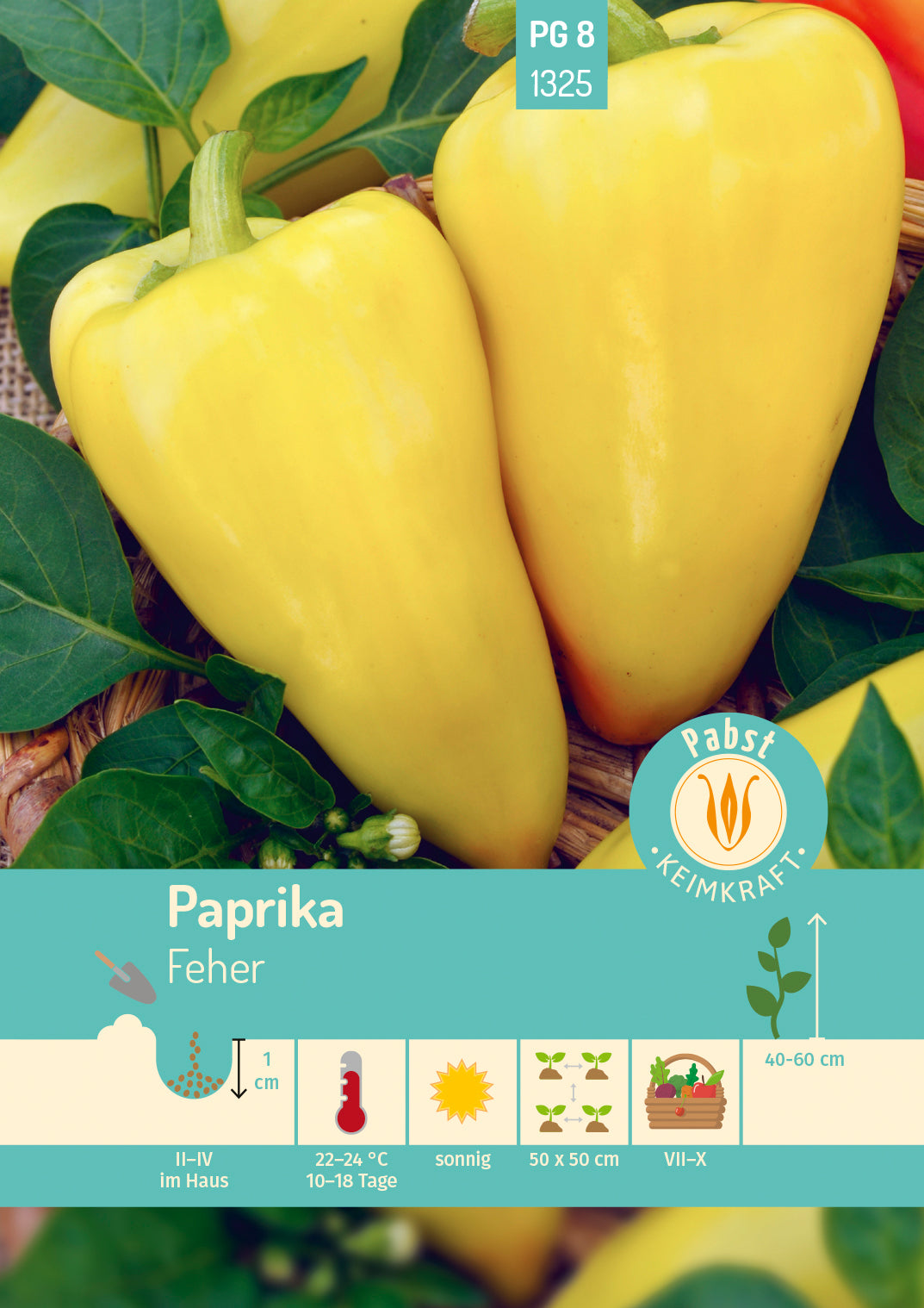 Pabst Keimkraft Spitzpaprika Feher