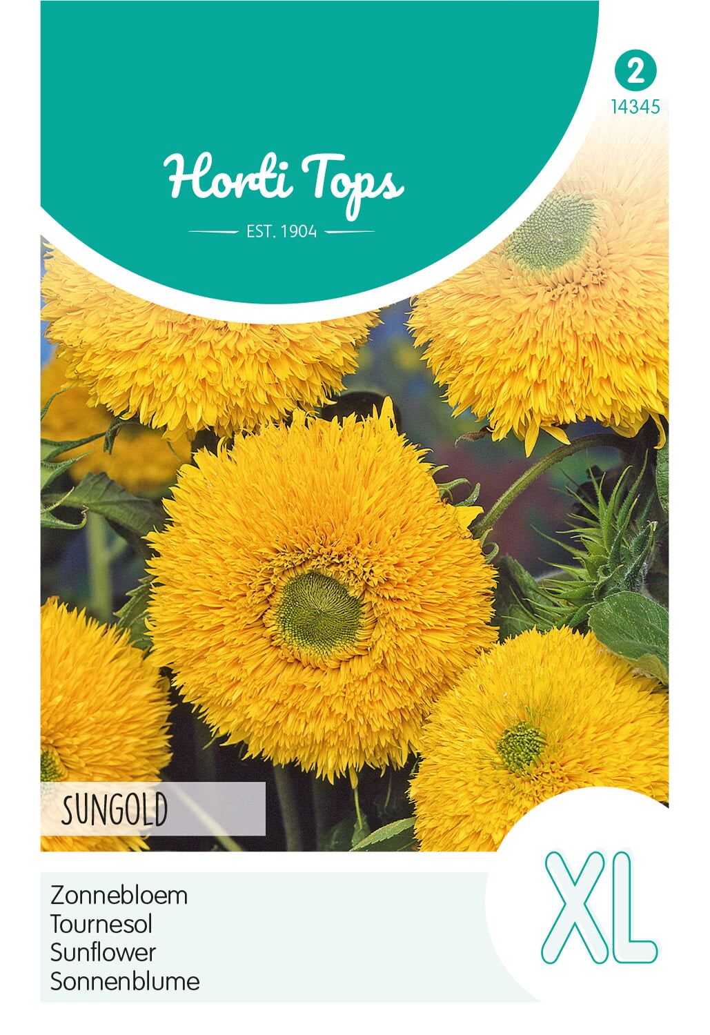 Horti Tops Sonnenblume Hohe Gefüllte Sonnengold