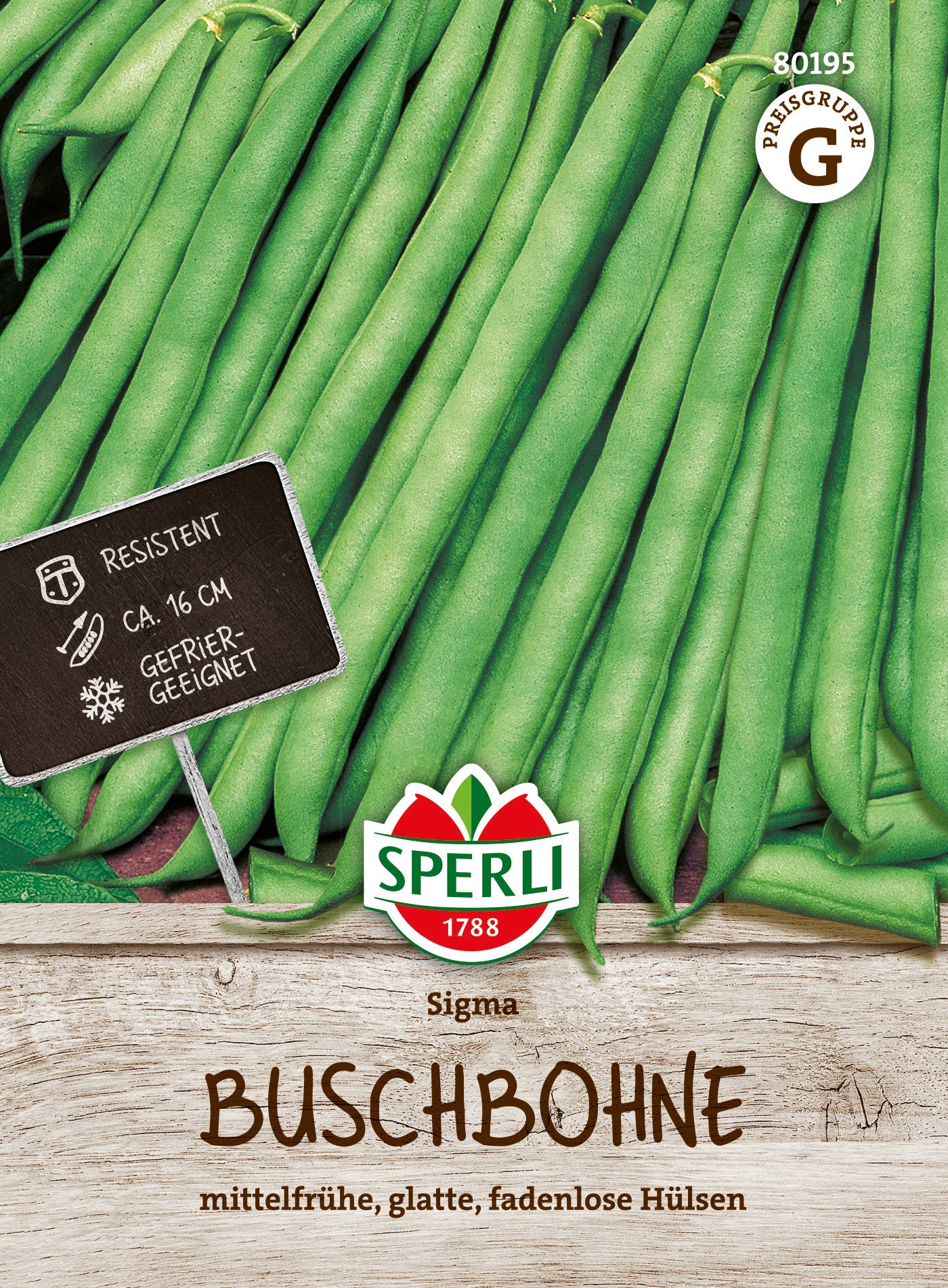 SPERLI Buschbohne Sigma