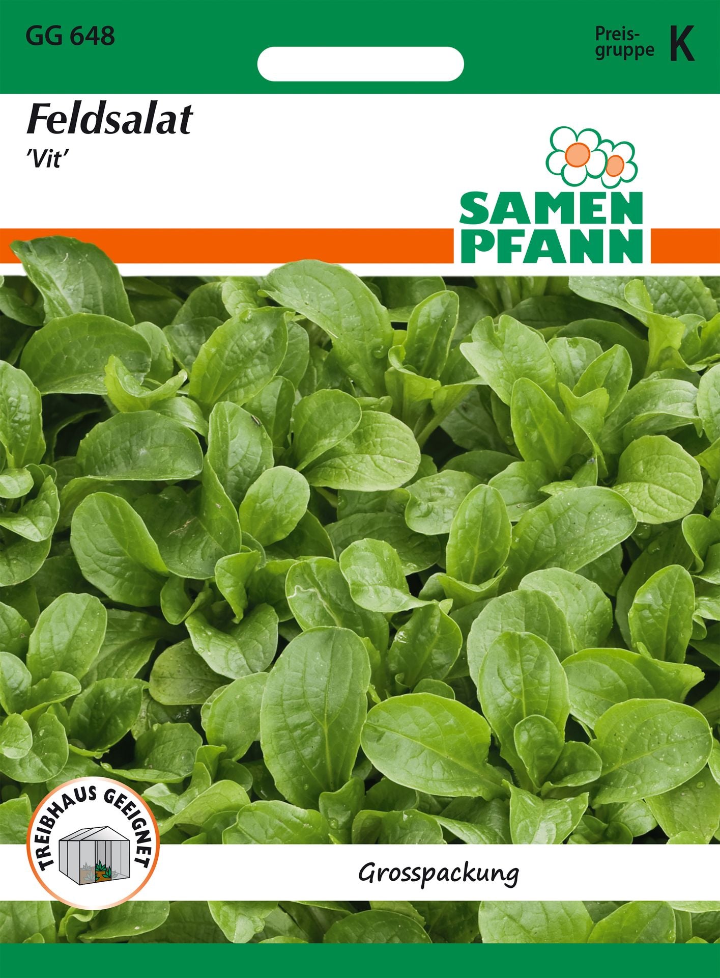 Samen Pfann Feldsalat Vit Vorteilspackung