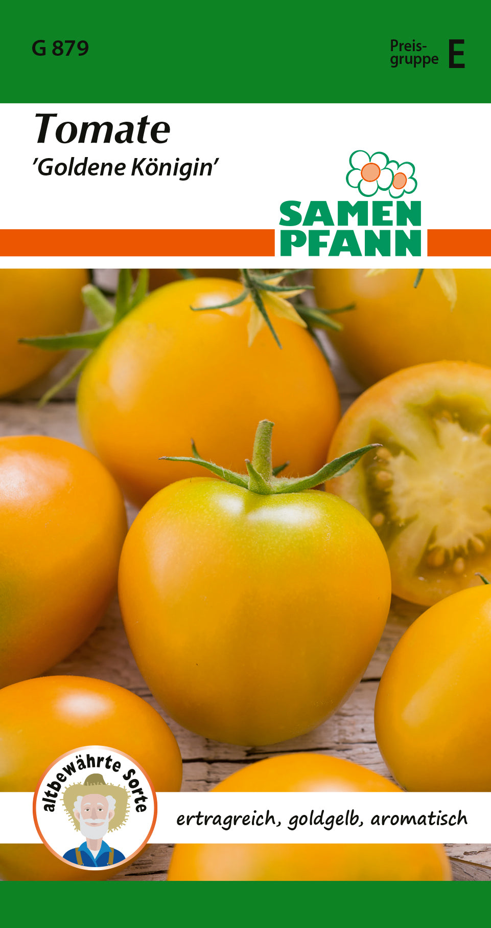 Samen Pfann Goldene Königin Tomaten