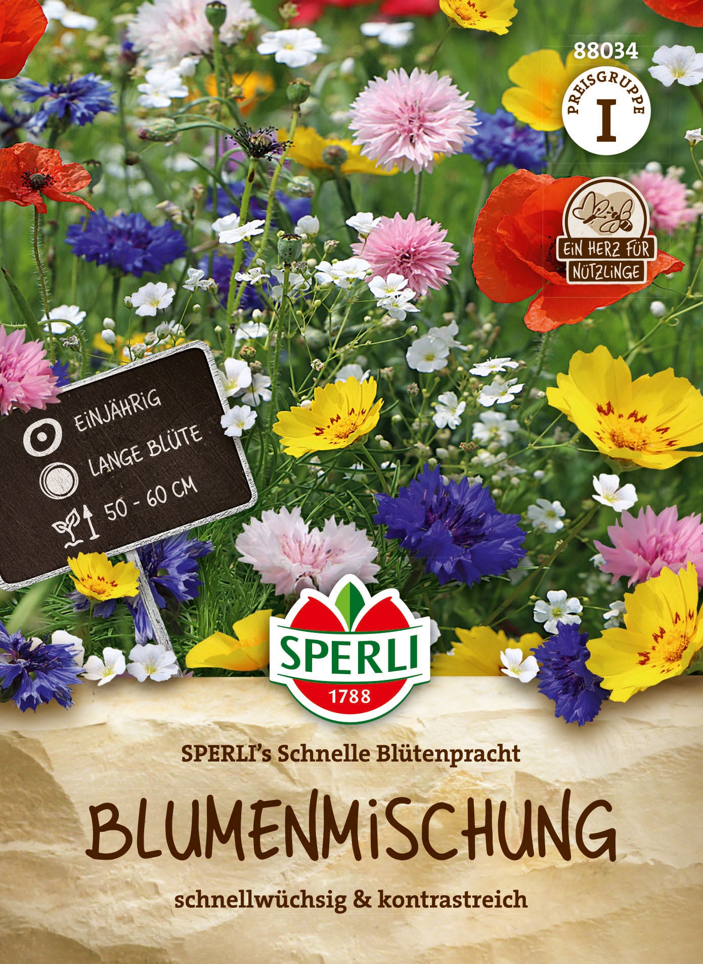 SPERLI Blumensamen-Mischungen SPERLI's Schnelle Blütenpracht
