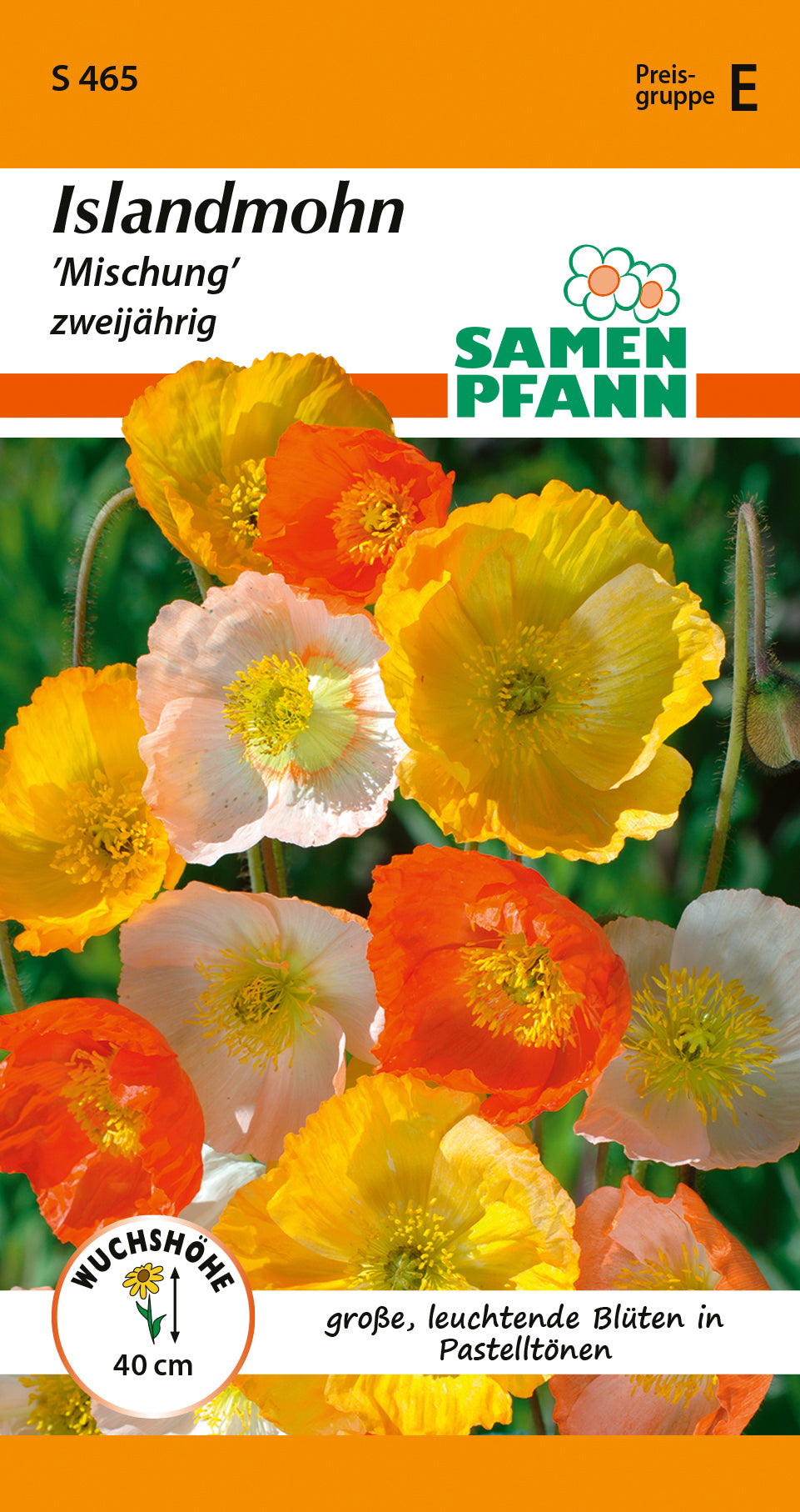 Samen Pfann Islandmohn Mischung zweijährig