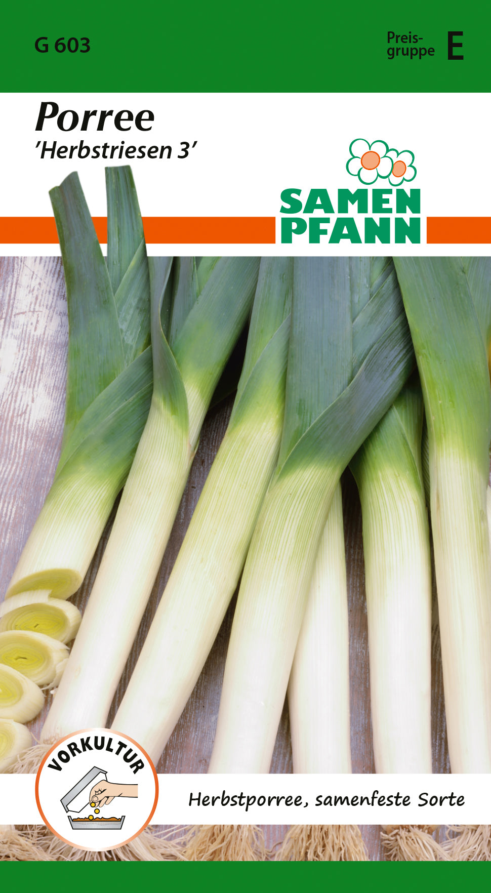 Samen Pfann Porree Herbstriesen 3