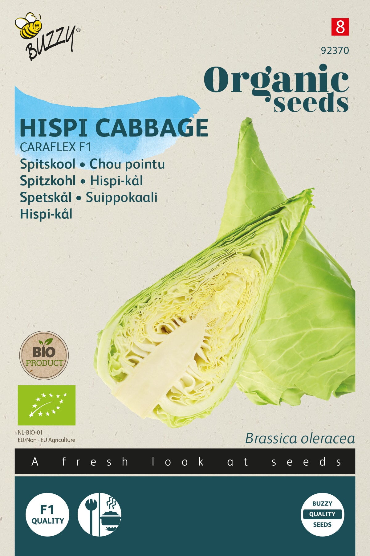 Buzzy Organic Seeds BIO Spitzkohl Caraflex