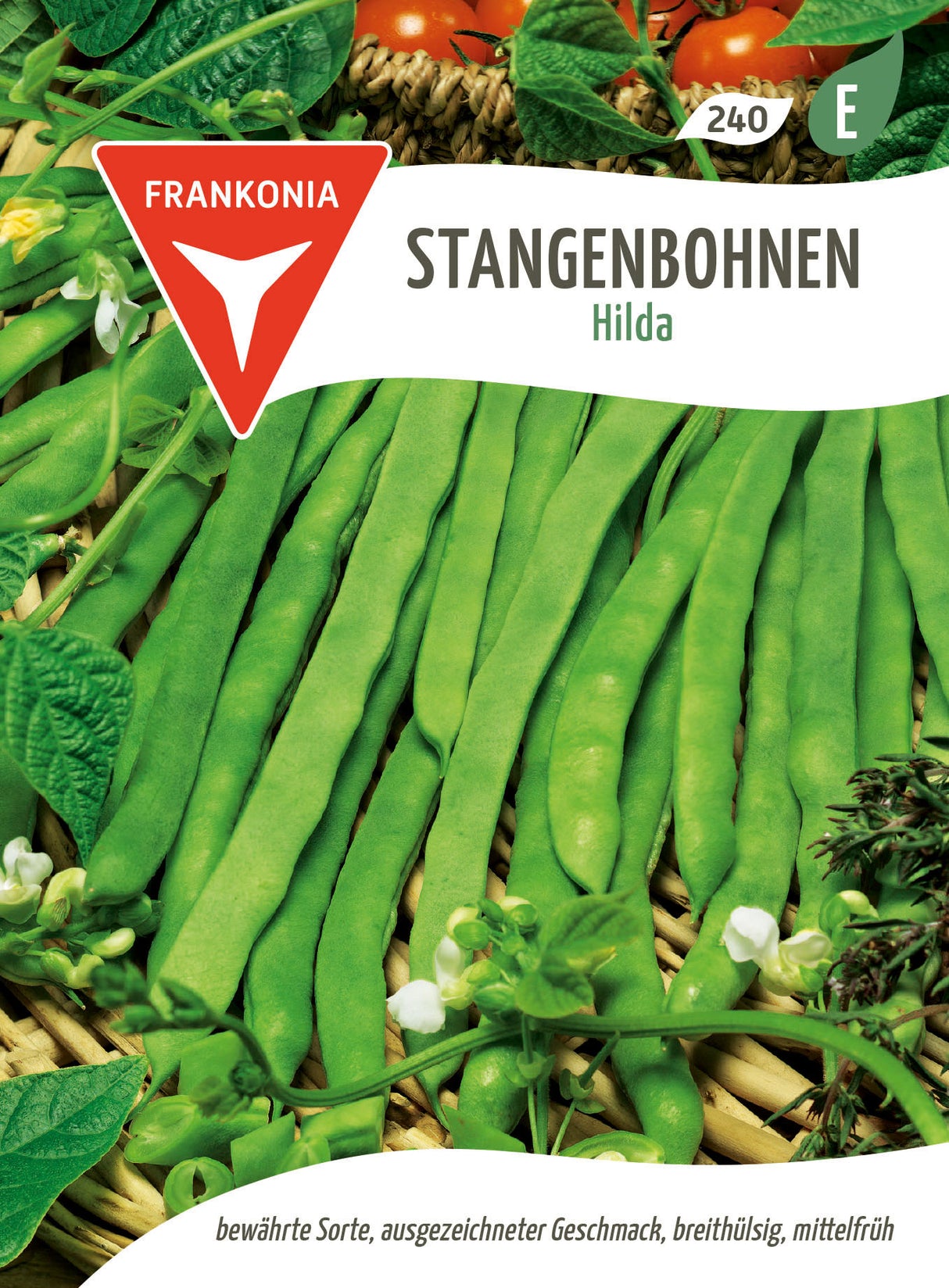 Frankonia Samen Stangenbohnen Hilda