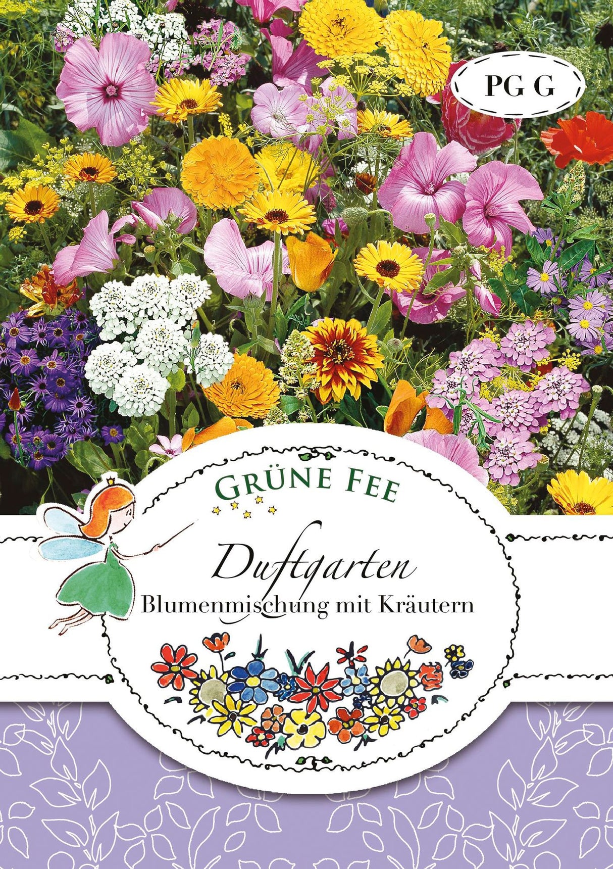 Grüne Fee Blumen-Mischung Duftgarten, ein- bis mehrjährig