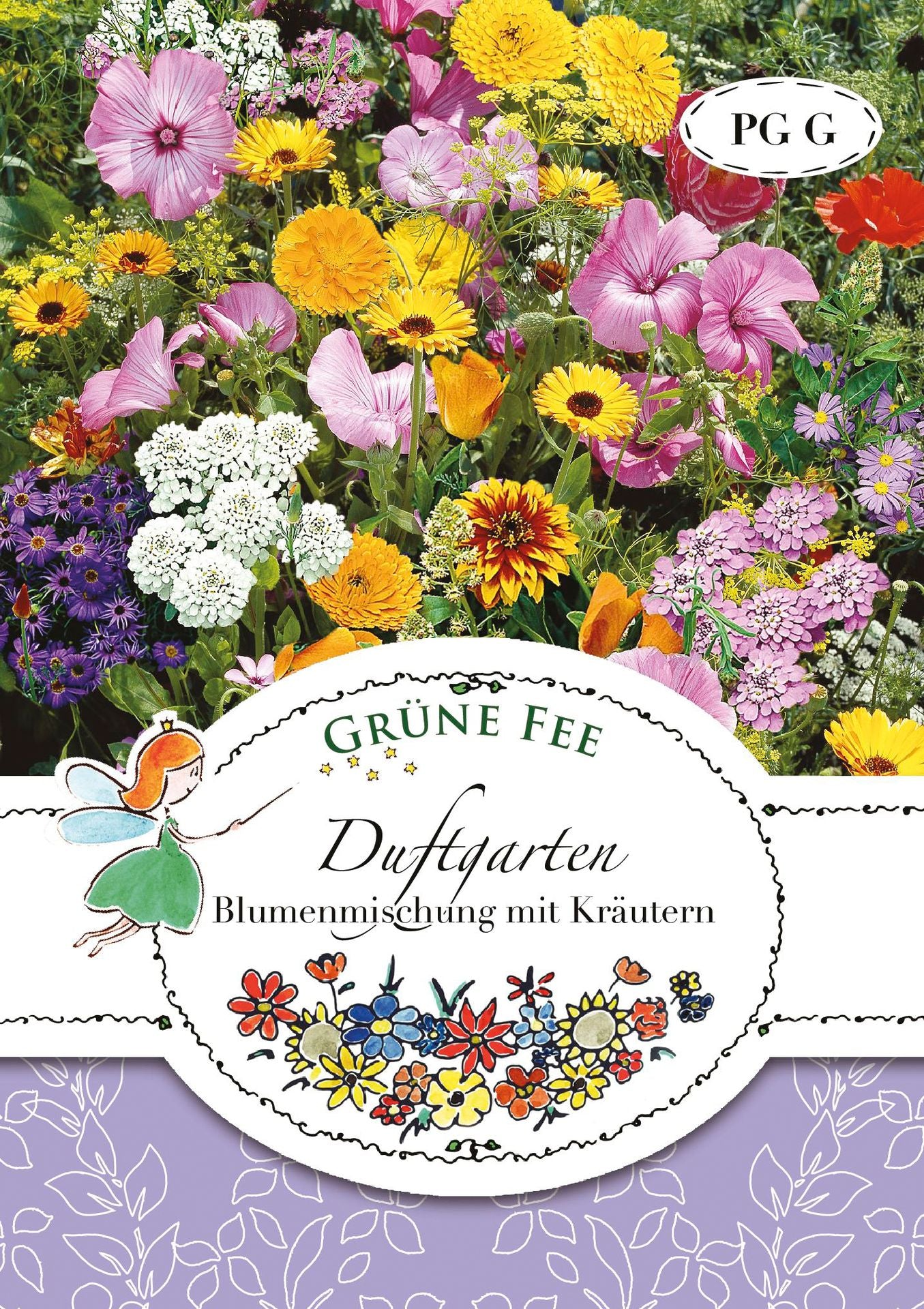 Grüne Fee Blumen-Mischung Duftgarten, ein- bis mehrjährig