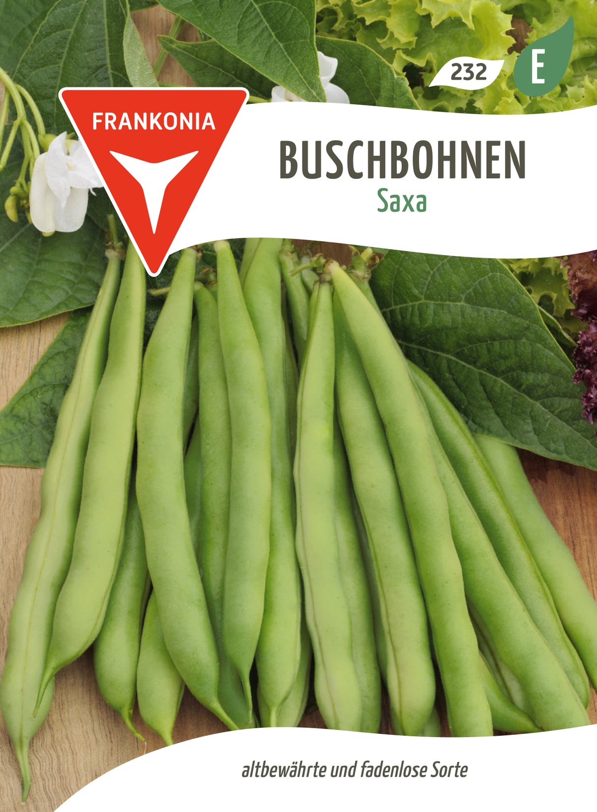 Frankonia Samen Buschbohnen Saxa