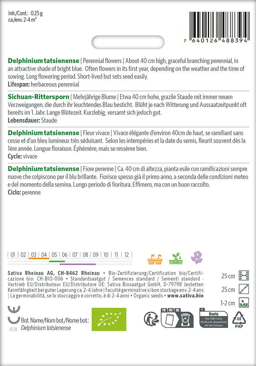 Sativa Sichuan-Rittersporn