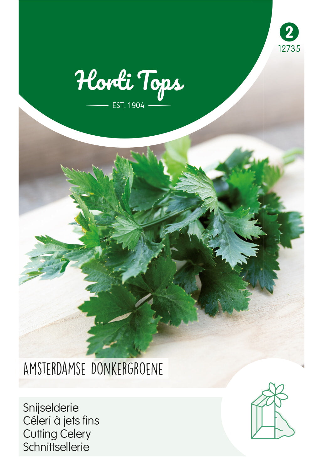 Horti Tops Schnittsellerie Amsterdamer Dunkelgrüne