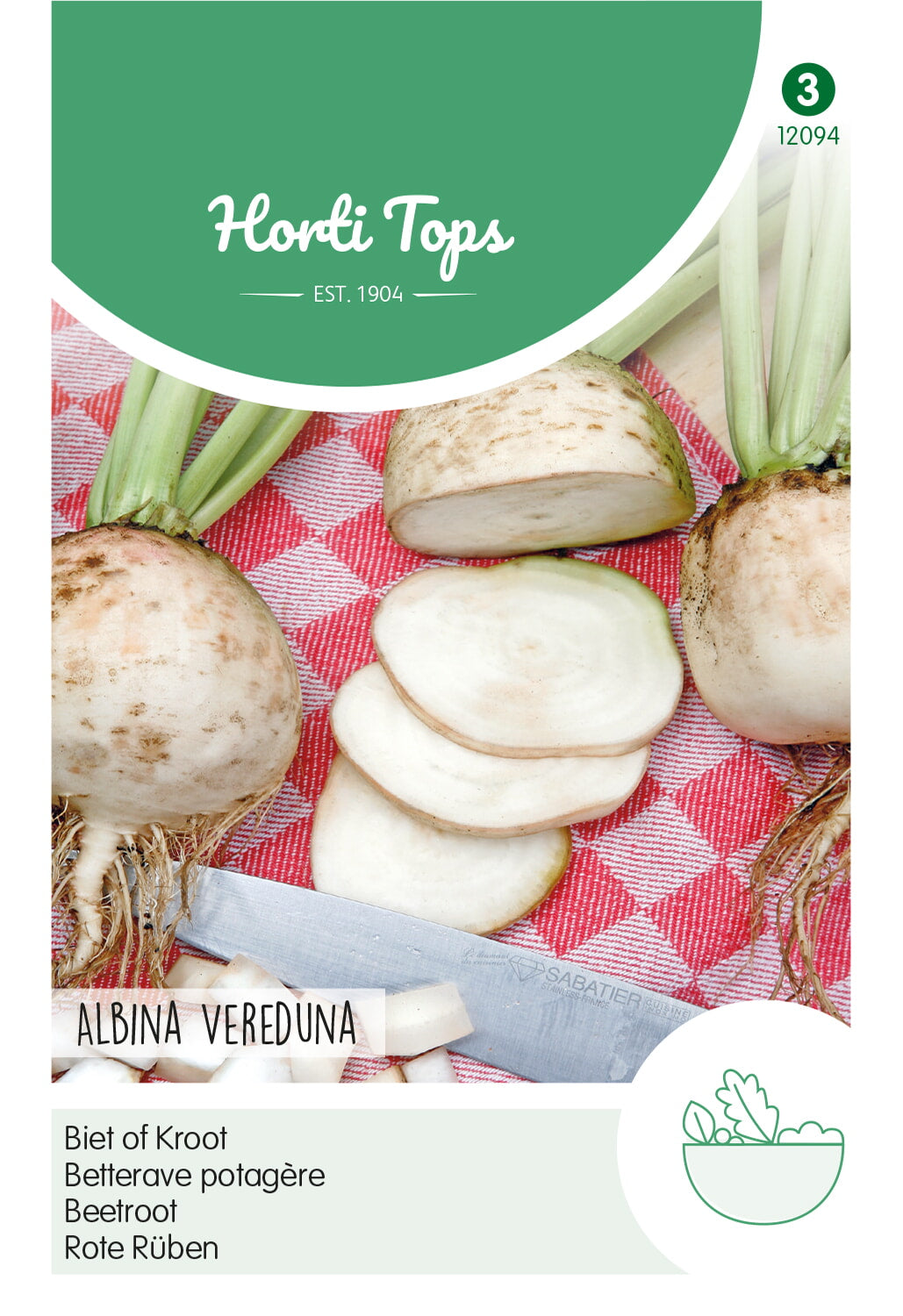 Horti Tops Rote Bete Albina Vereduna Weiß