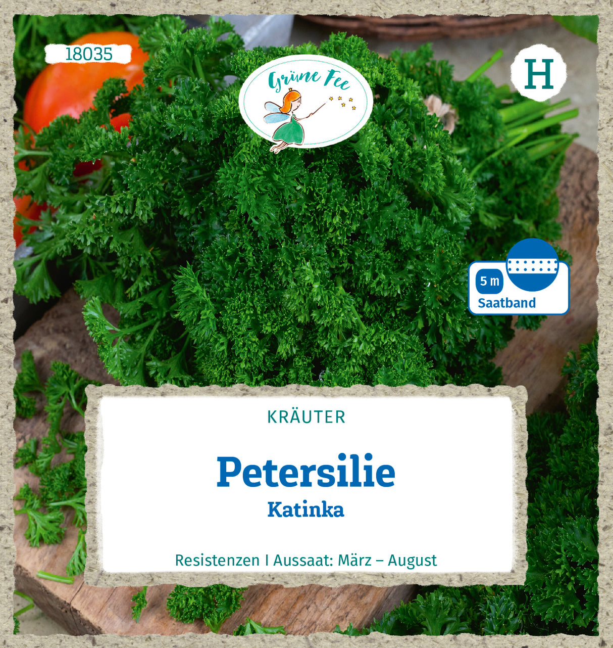 Grüne Fee Petersilien Katinka Saatband