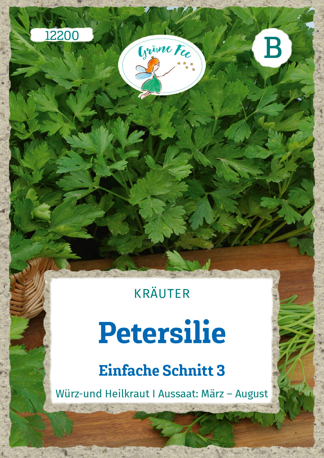 Grüne Fee Petersilien Einfache Schnitt 3