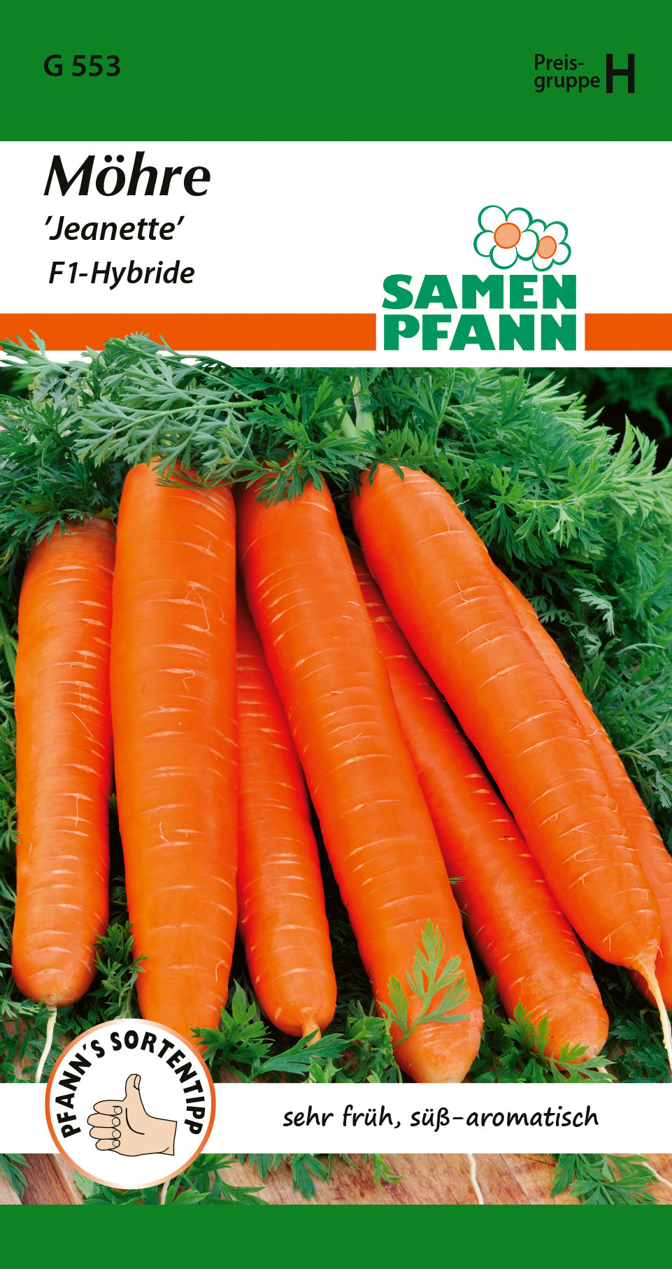 Samen Pfann Möhre Jeanette