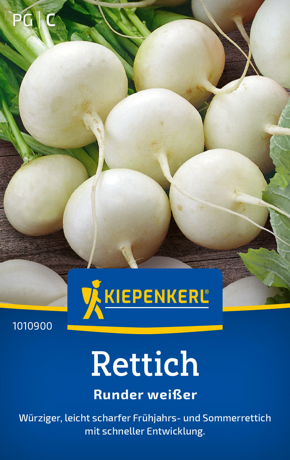 Kiepenkerl Rettich Runder weißer